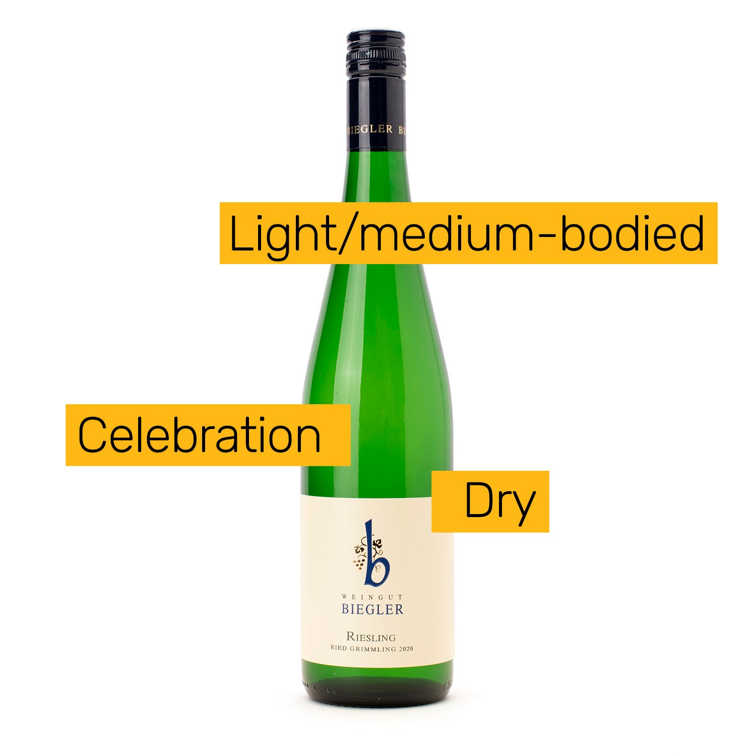 light/medium bodied dry white wine
