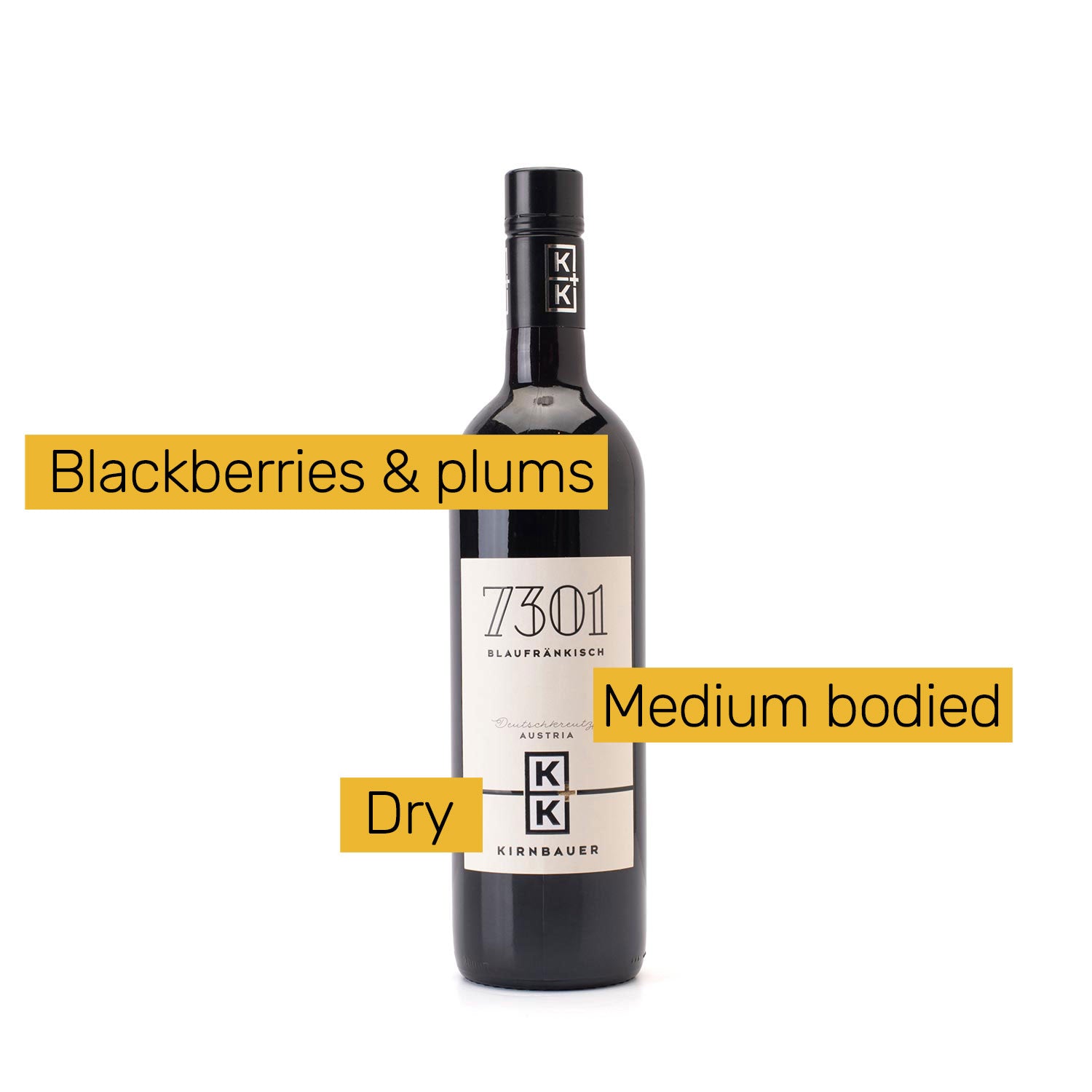 blackberries & plums dry medium bodied red wine