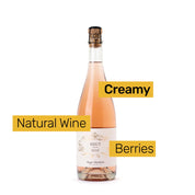 creamy natural sparkling wine 