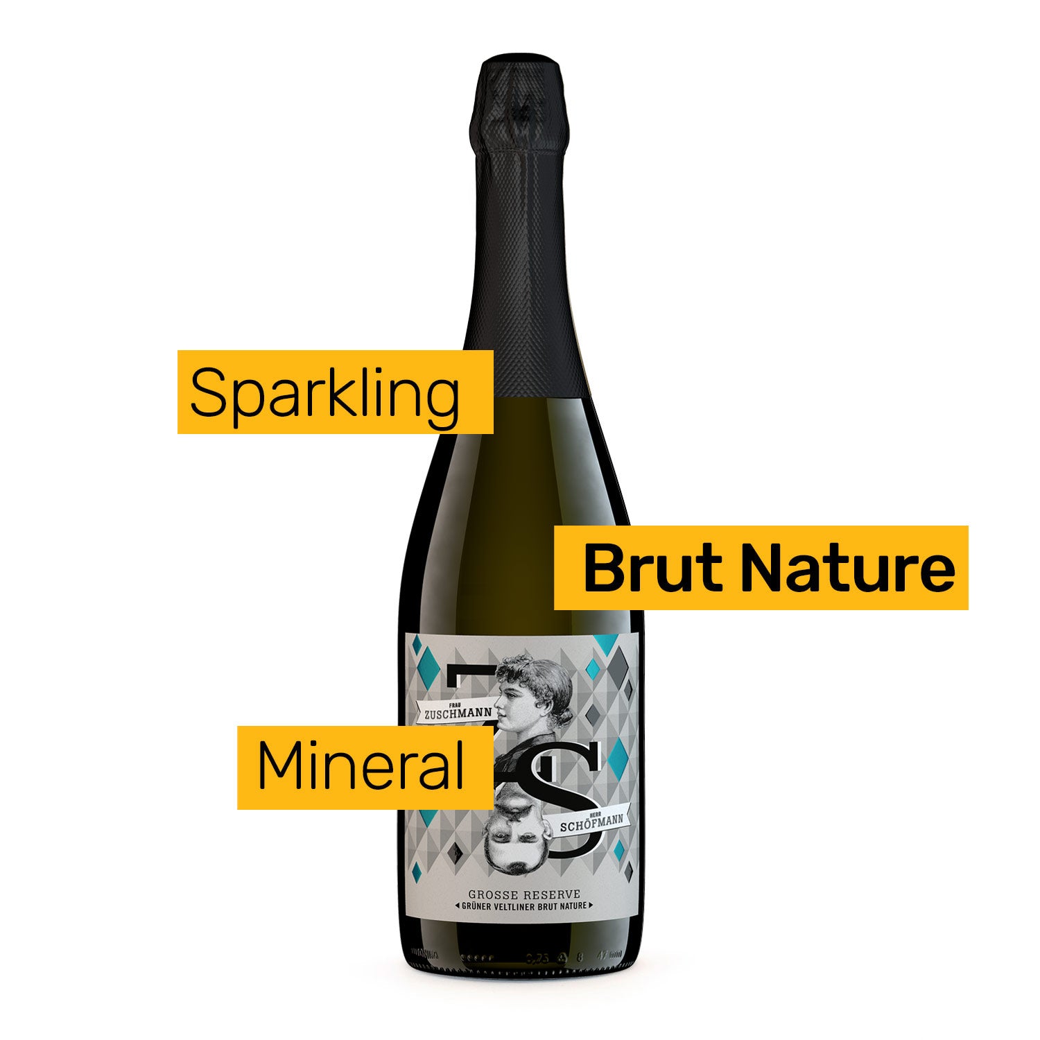sparkling brut nature wine