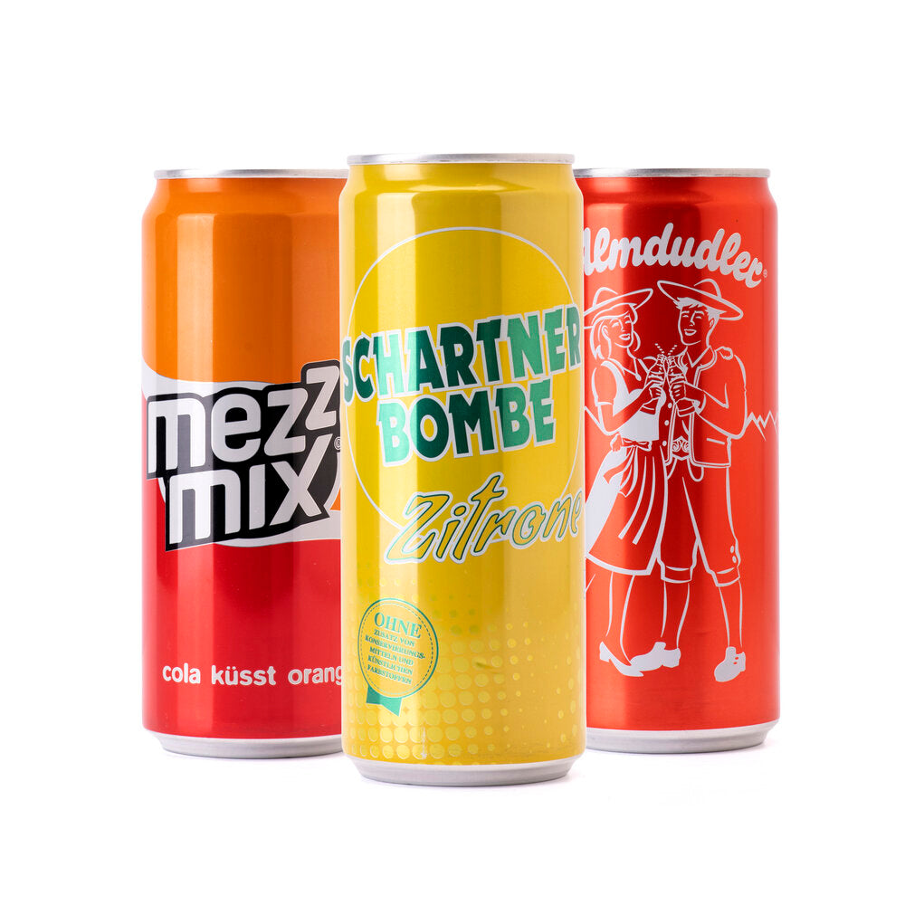 classic austrian soft and fizzy drinks
