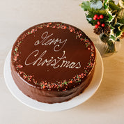 Christmas Vegan Sachertorte