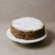 Südtiroler Buchweizentorte gluten-free buckwheat cake with lingonberry filling