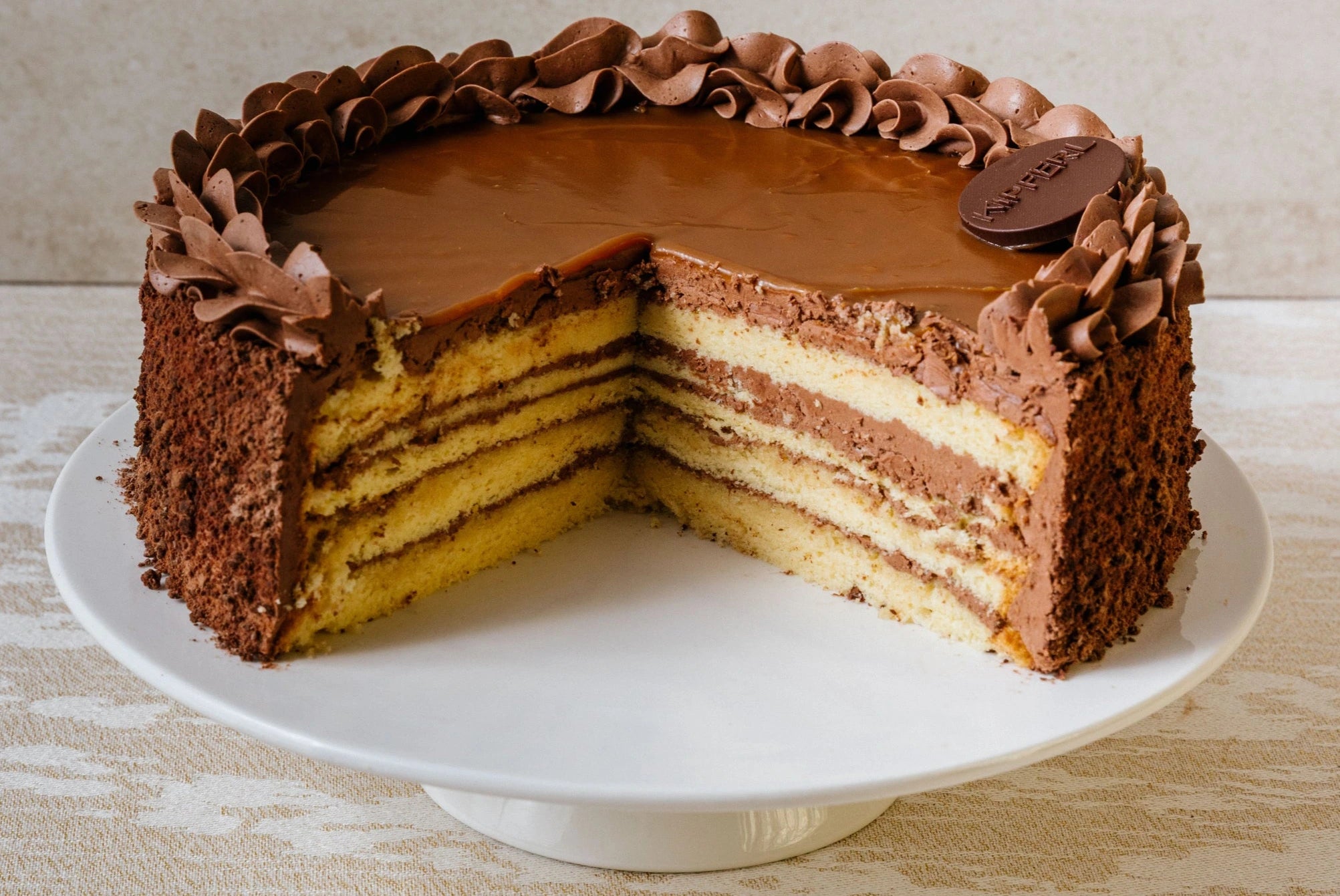 Dobos Torte - Caramel Cake