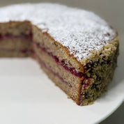 Südtiroler Buchweizentorte - Buckwheat & Lingonberry Cake (Gluten-Free)