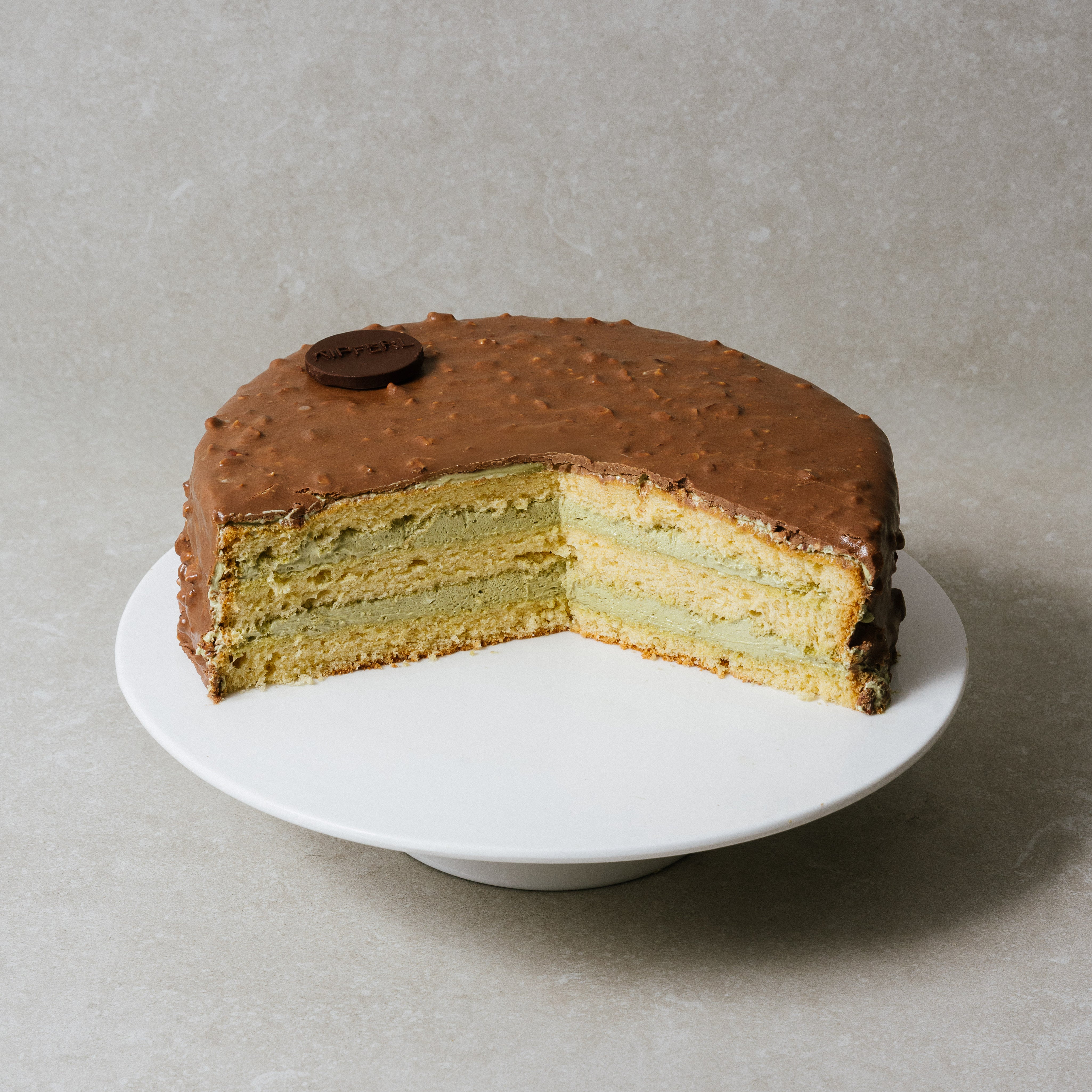 Kipferl Torte – Pistachio & Milk Chocolate Cake | Kipferl London