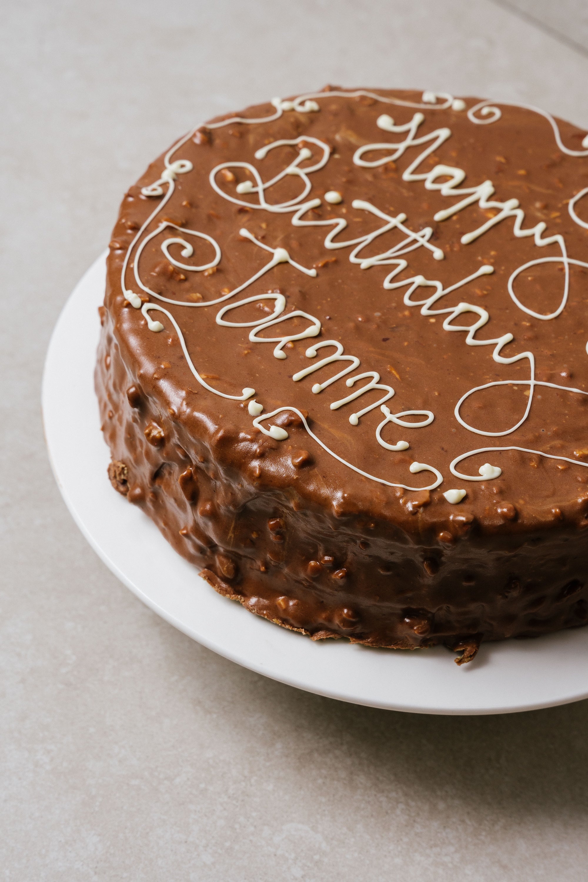 Celebration Kipferl Torte – Personalised Austrian Pistachio Cake