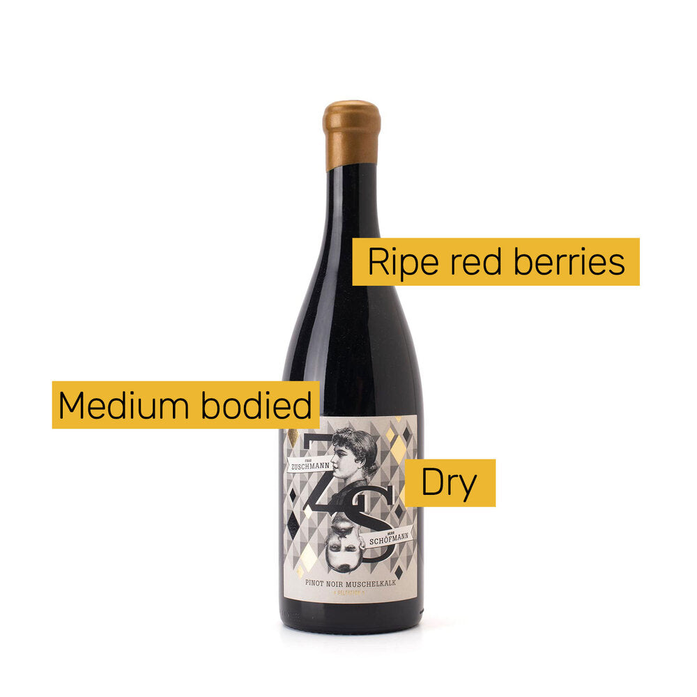 Pinot Noir Muschelkalk Selektion, Zuschmann Schöfmann, Austrian Red Wine (hamper)