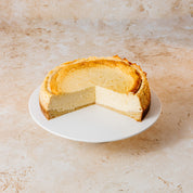 Sliced Topfentorte Austrian Cheescake