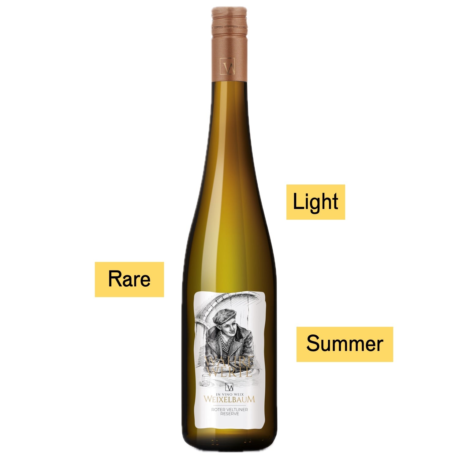 Bottle of Austrian White Wine Roter Veltliner Reserve 
