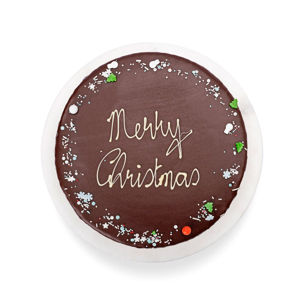 sachertorte, cake, chocolate, Christmas, icing, merry, gift, jam, sponge