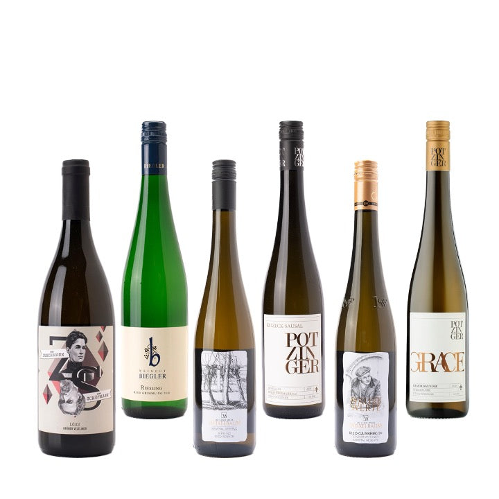 white wine box of 6 austrian wines
