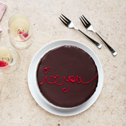 Austrian "I LOVE YOU" Cake